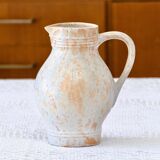 Carafe artisanale en grès moucheté