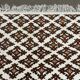 Handmade Tunisian wool rug - 1.74m x 1.11m.