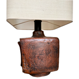 Terracotta lamp byhemut schäffenacker 1960