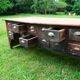 Antique wooden craft furniture