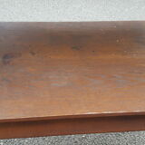 Drawing table wood and vintage metal