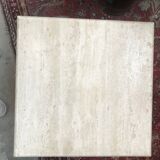 Vintage travertine bass table 1970