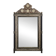 Orientalist mirror with bone inlays and hard stone cabochons.