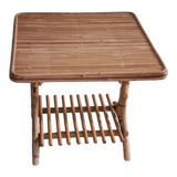 Rattan table 70s