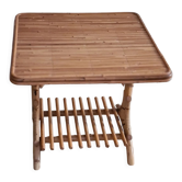 Rattan table 70s