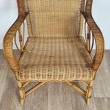 Rattan armchair
