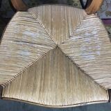 Suite of 6 Louis Philippe chairs mulched in walnut