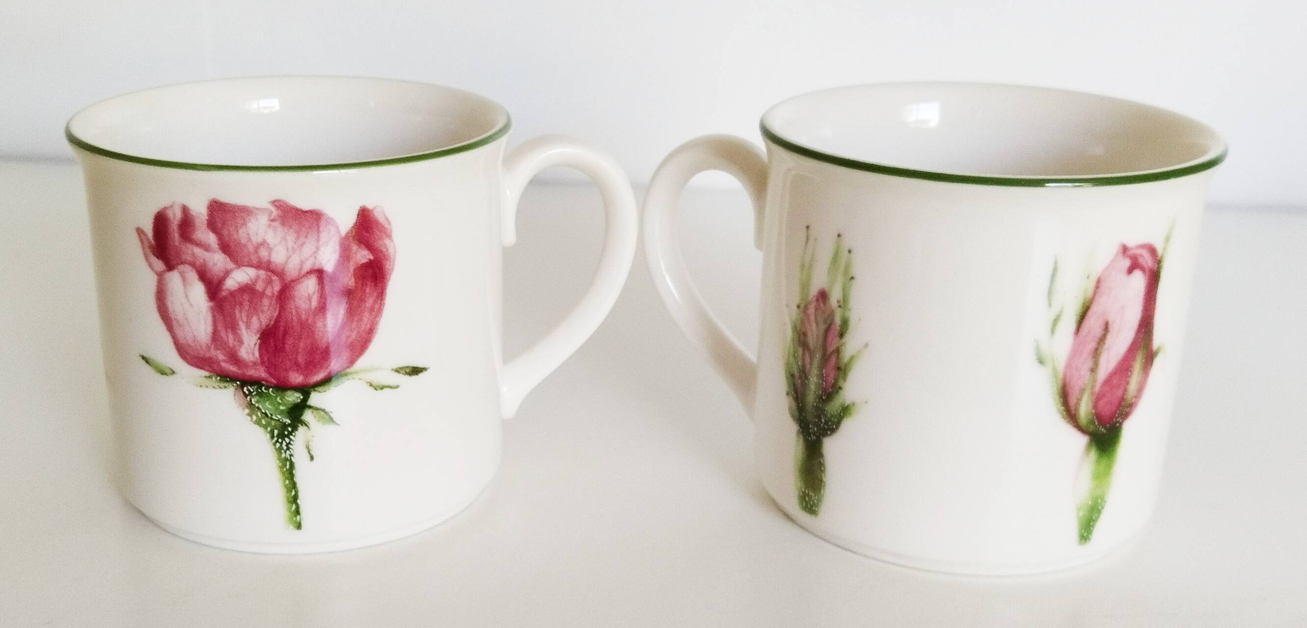 Porcelain coffee service, Villeroy and Boch, Flora model