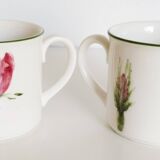 Service à café   en porcelaine , Villeroy et Boch  , modèle Flora
