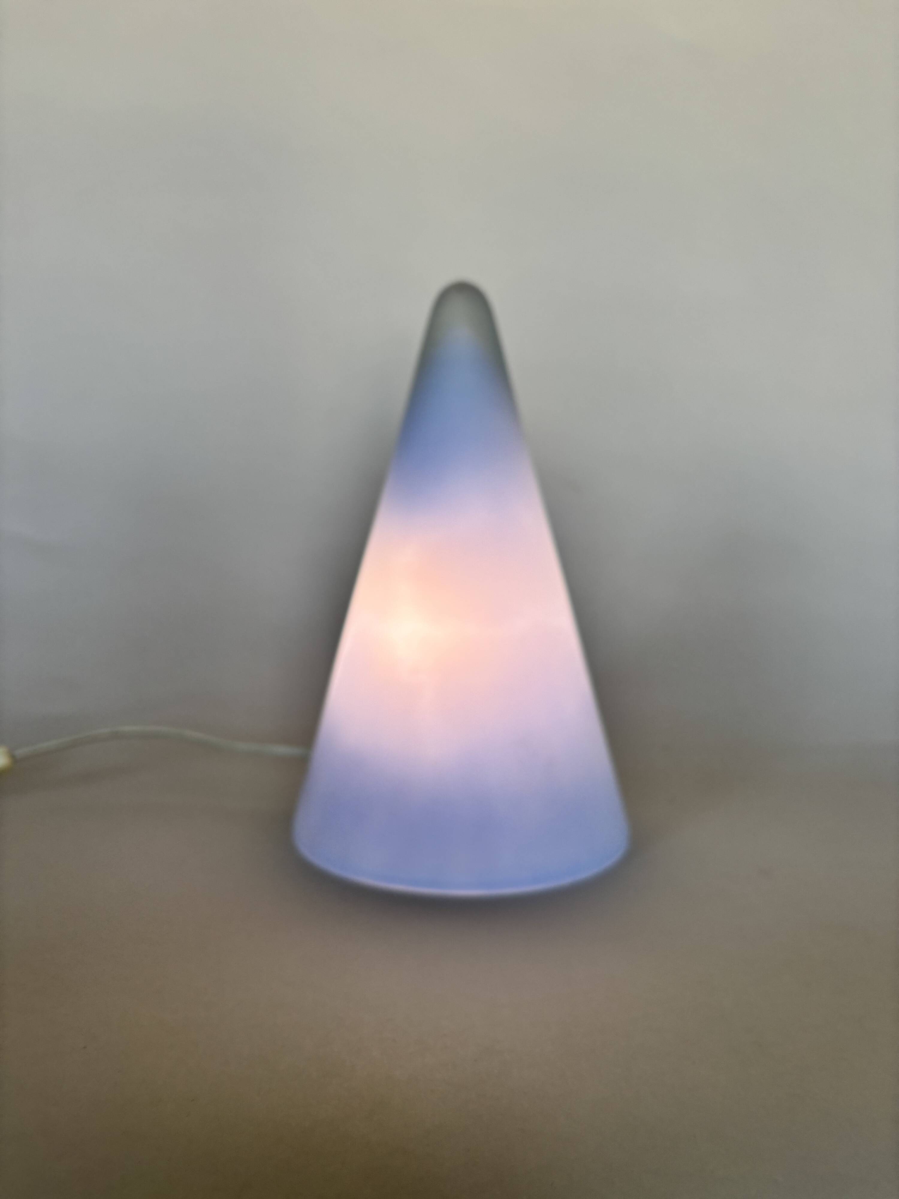 SCE blue Tepee lamp from the 90s