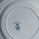 Set of 10 flat plates Terre de Fer XIXth, "Madrid"