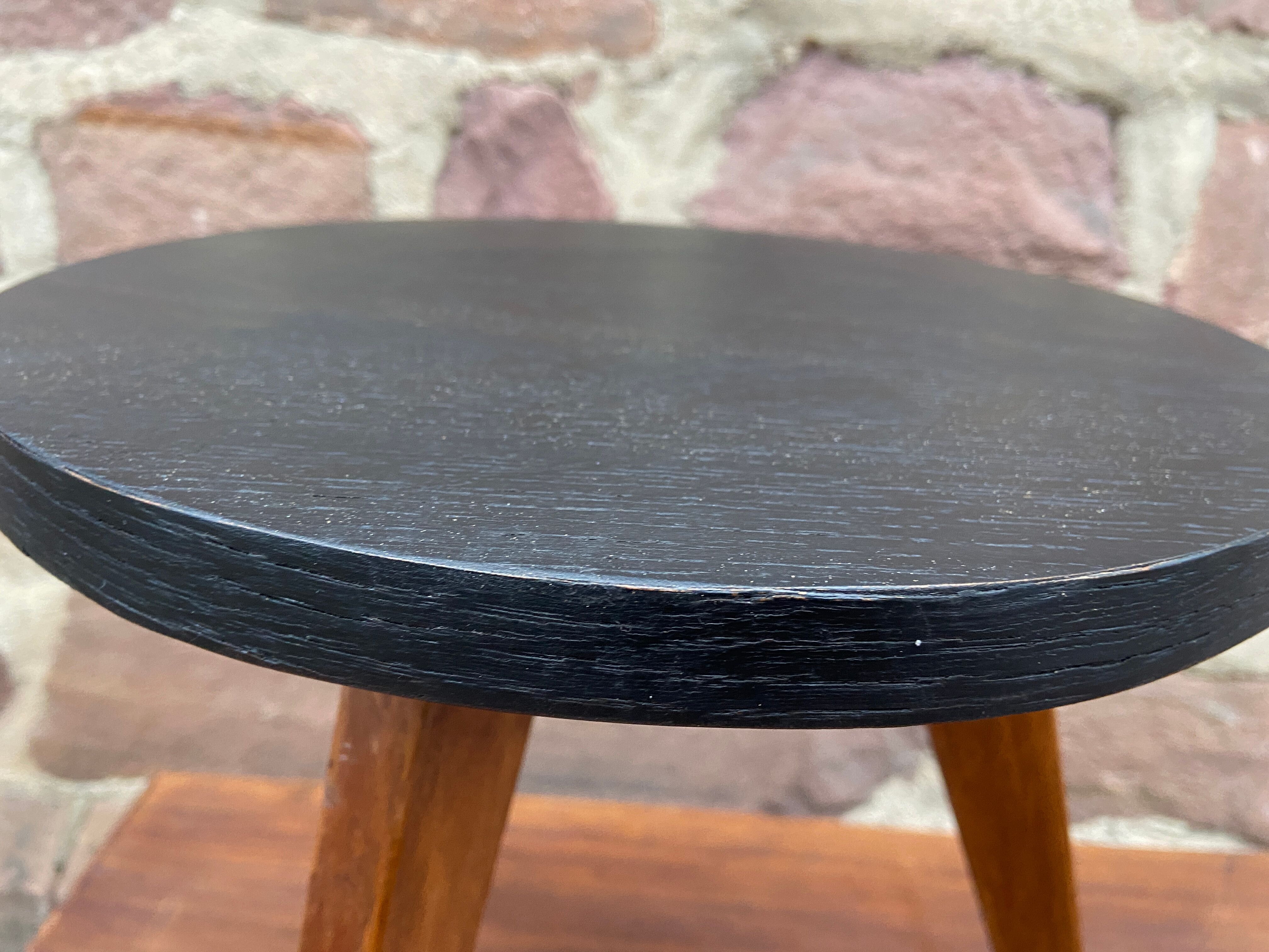 Scandinavian tripod stool 1960