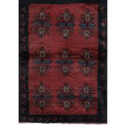 Tapis vintage turc de oushak tissé à la main 108x163 cm