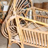 Rattan child bed