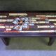 Wooden and ceramic coffee table