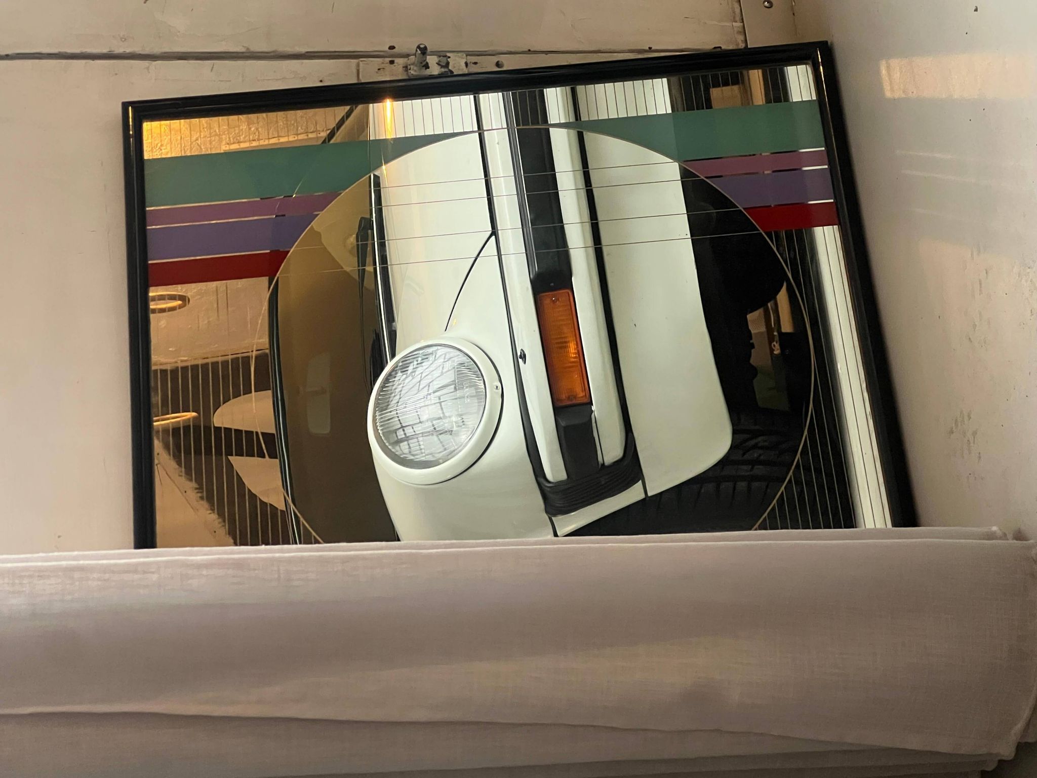 Art/Design Mirror by Eugenio Carmi for Acerbis 1980's