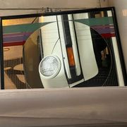 Art/Design Mirror by Eugenio Carmi for Acerbis 1980's