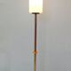 Glass, Brass, Aluminum, Copper and Iron Floor Lamp, 2021