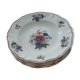 Set of 6 Digoin hollow plates