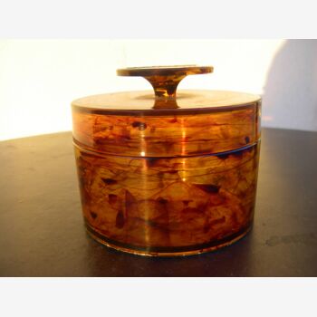 Vintage faux tortoiseshell box