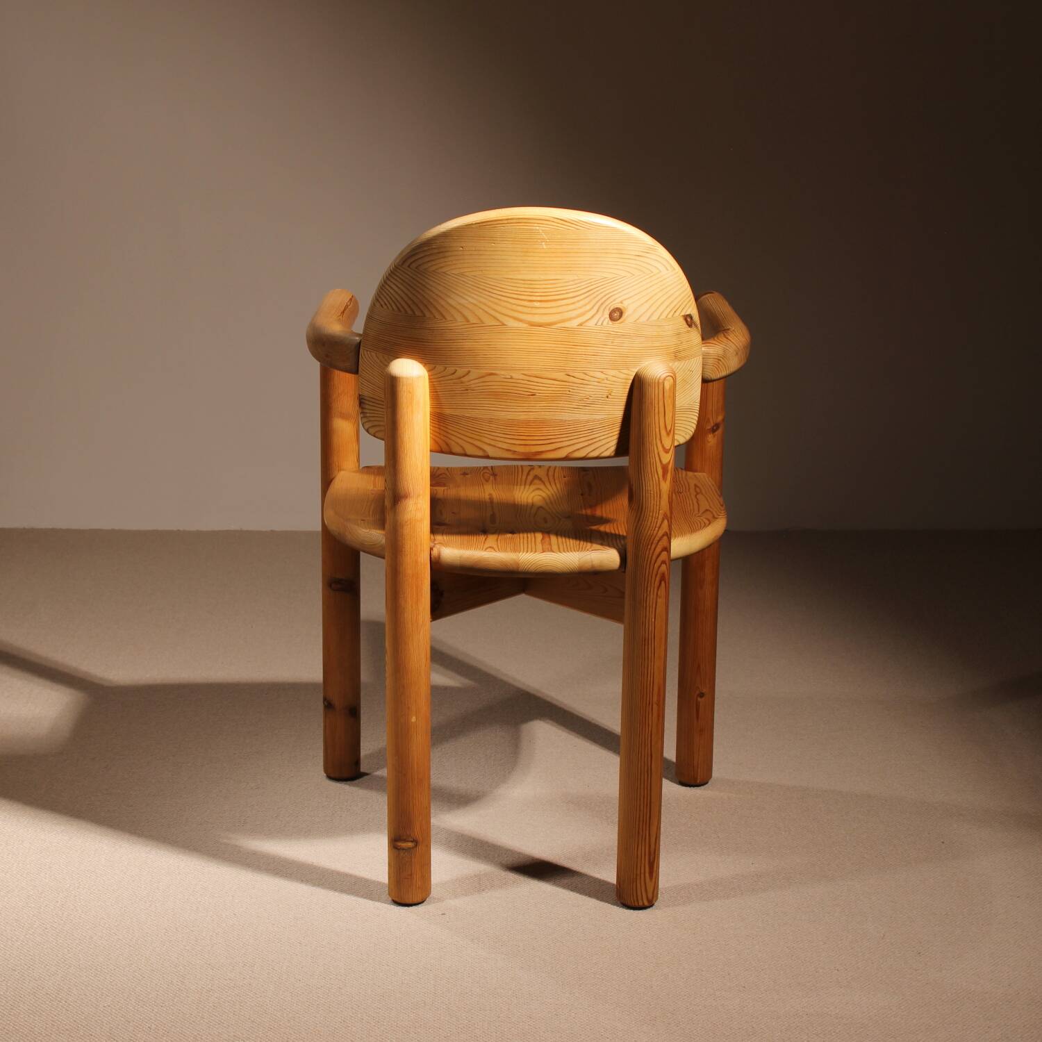 6 fauteuils par Rainer Daumiller en bois de pin, Danemark années 1980