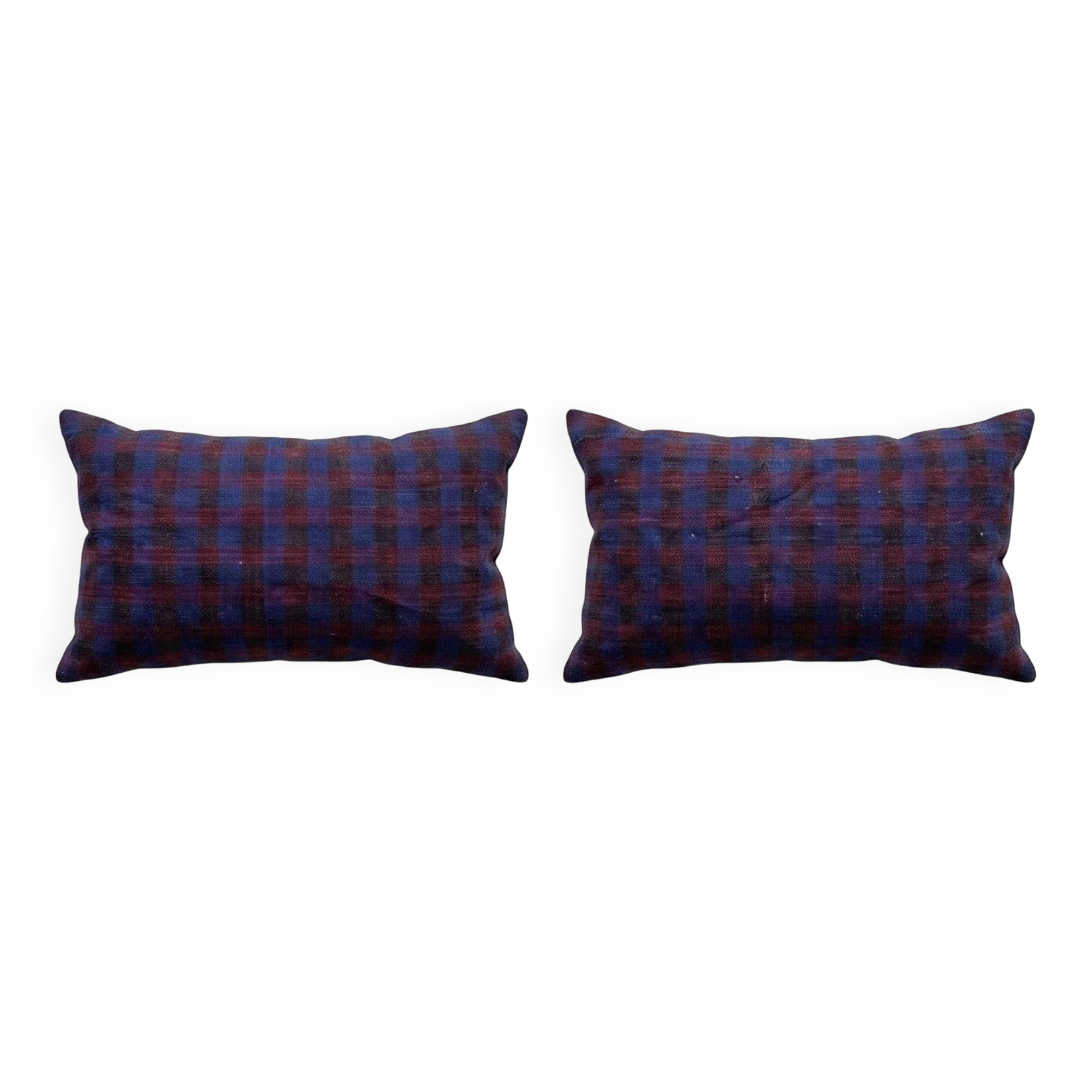 Set of 2 vintage kilim cushion covers 41x61 cm
