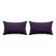 Set of 2 vintage kilim cushion covers 41x61 cm