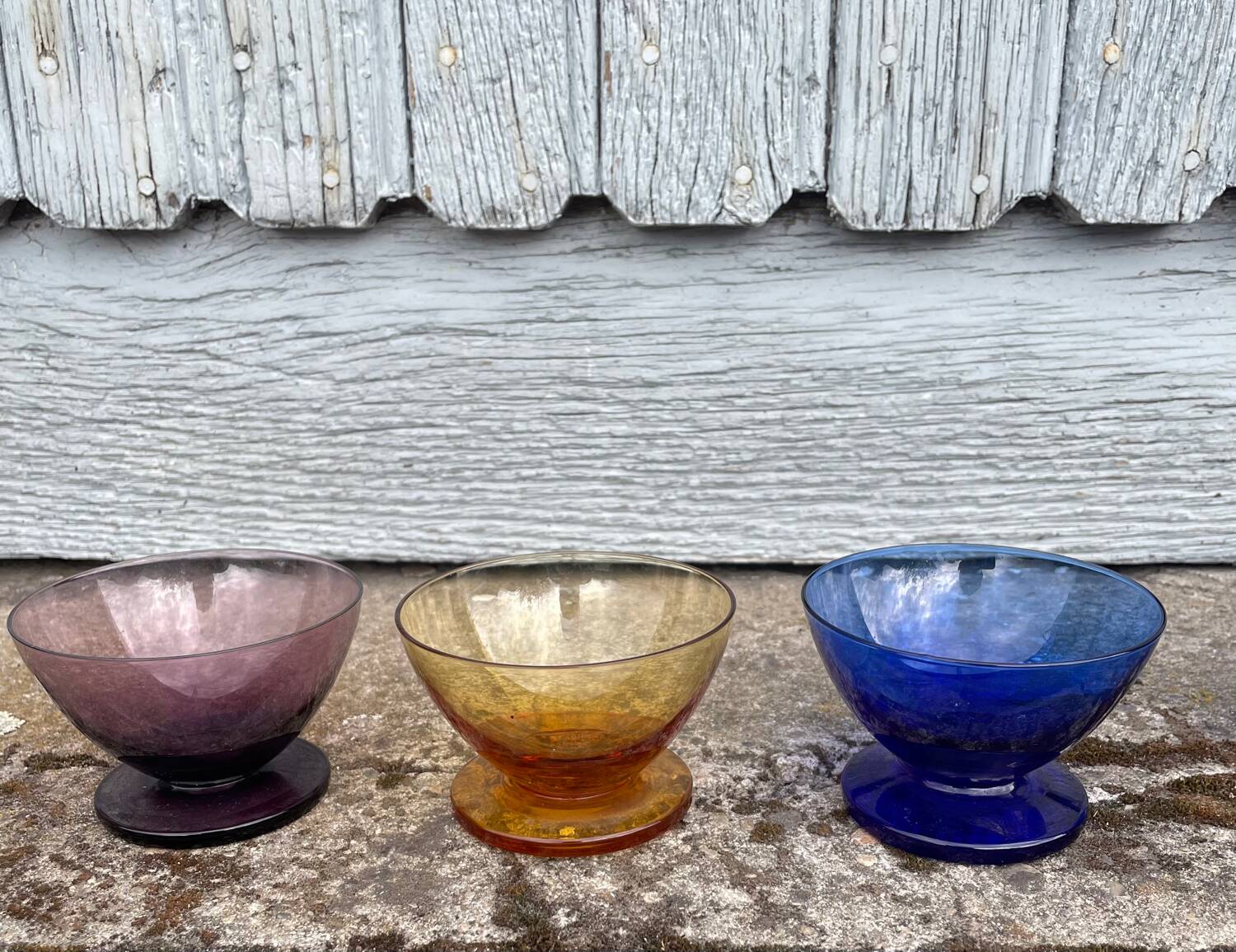 6 Vintage Coupe Glasses | Kristalunie Maastricht