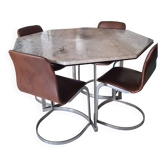 Table et chaises vintages