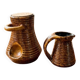 Accolay vintage 1950 ceramic jug & mustard pot signed double a