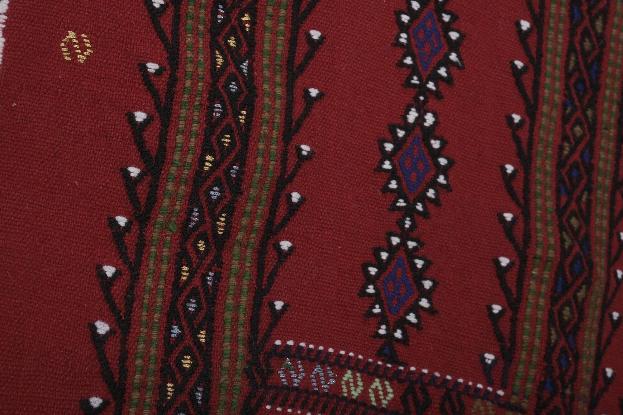 Vintage Turkish kilim, handwoven, 151x235 cm.
