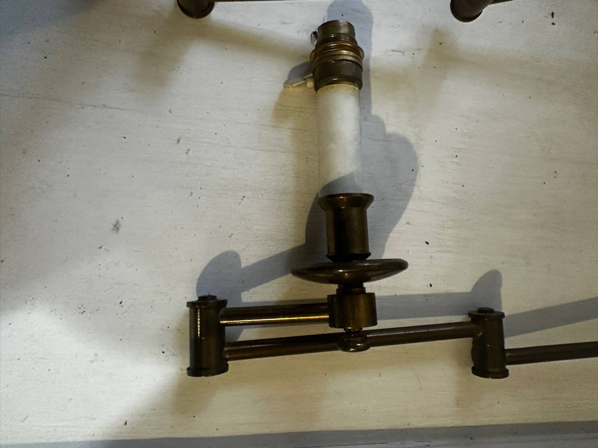 Pair of articulated wall sconces - Georges W Hansen Metalart - 1950 -