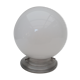 Plafonnier sphérique blanc