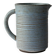 Turquoise Ribbed Mid-Century Ceramic Jug 1L