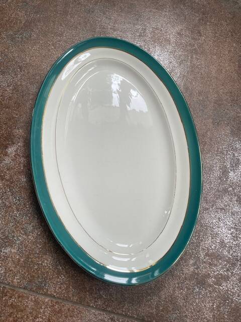 small vintage plate half porcelain model Florence