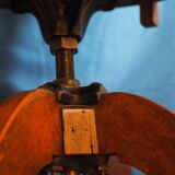 Western bistro chair rotating wood