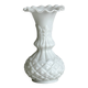 Vase soliflore en verre opaline blanc