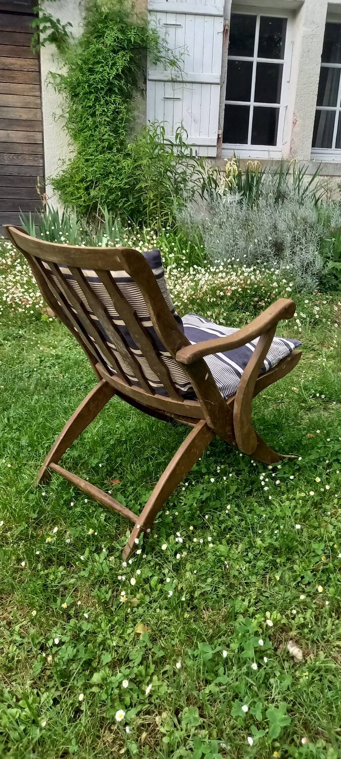Fauteuil bois pliant
