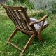 Fauteuil bois pliant