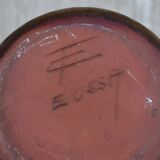 Glazed terracotta teapot