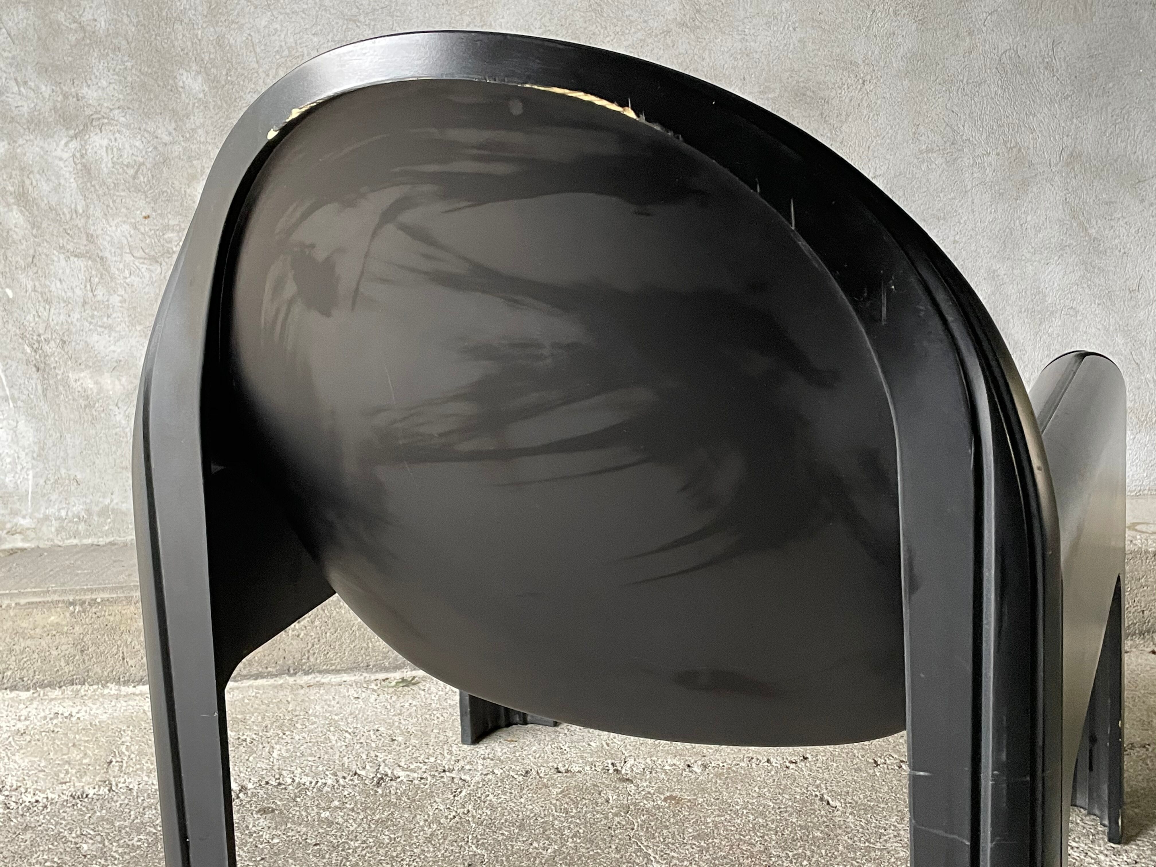 Model 4794 armchair by Gae Aulenti for Kartell, 1980s