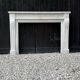 Louis XVI style Carrara marble fireplace circa 1880