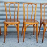 Set of four fischel bistro chairs