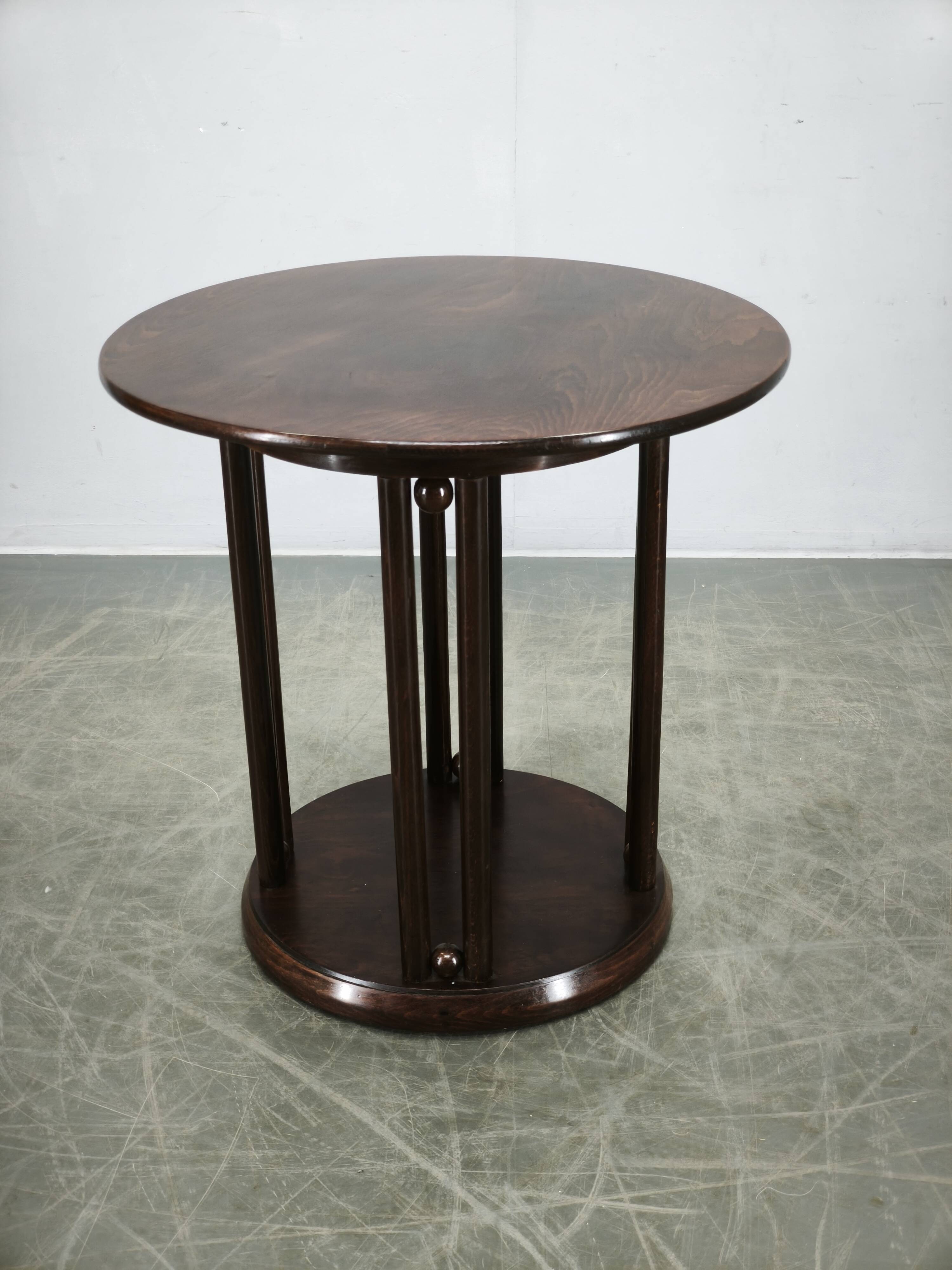Fledermaus Vienna Secession Table Attributed to Kohn or Thonet, circa 1900