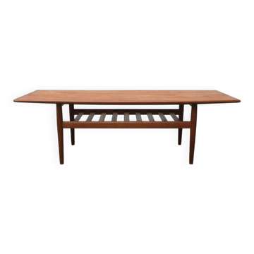 Mid-century Danish teak coffee table by Grete Jalk for Glostrup.
