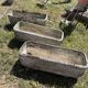Set of 3 planters 85x27x33cm