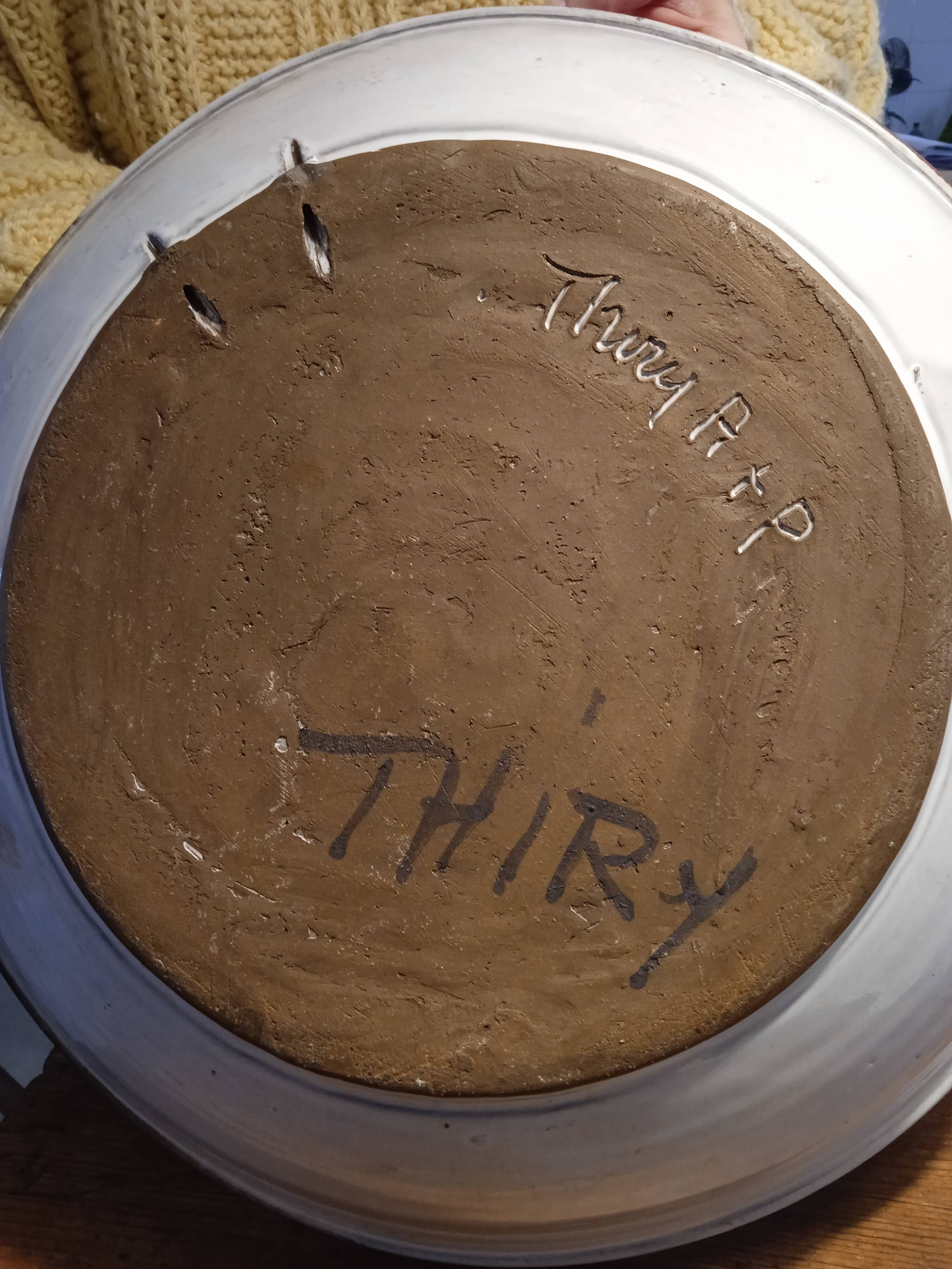 Plate Albert and Pyot Thiry Vallauris