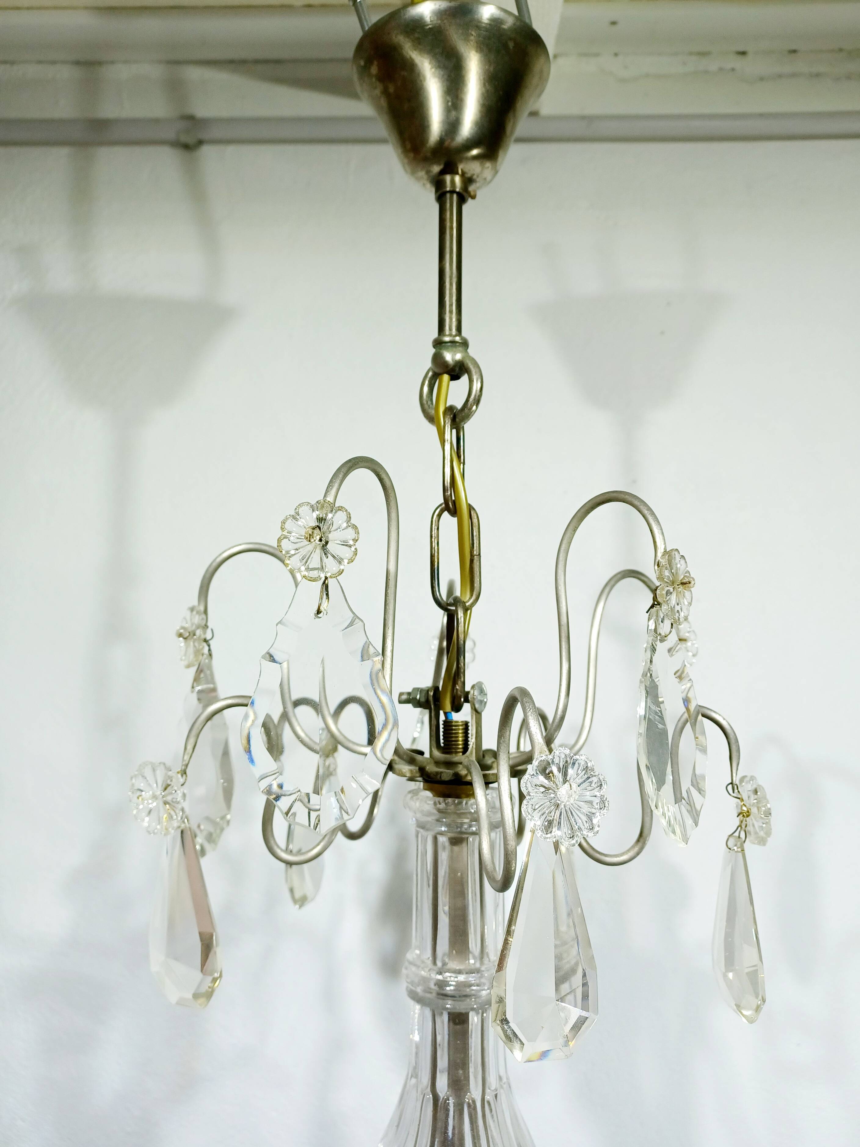 6 Light Crystal Chandelier