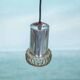 Suspended glass from the space age, mid-century glass from the 1960s.