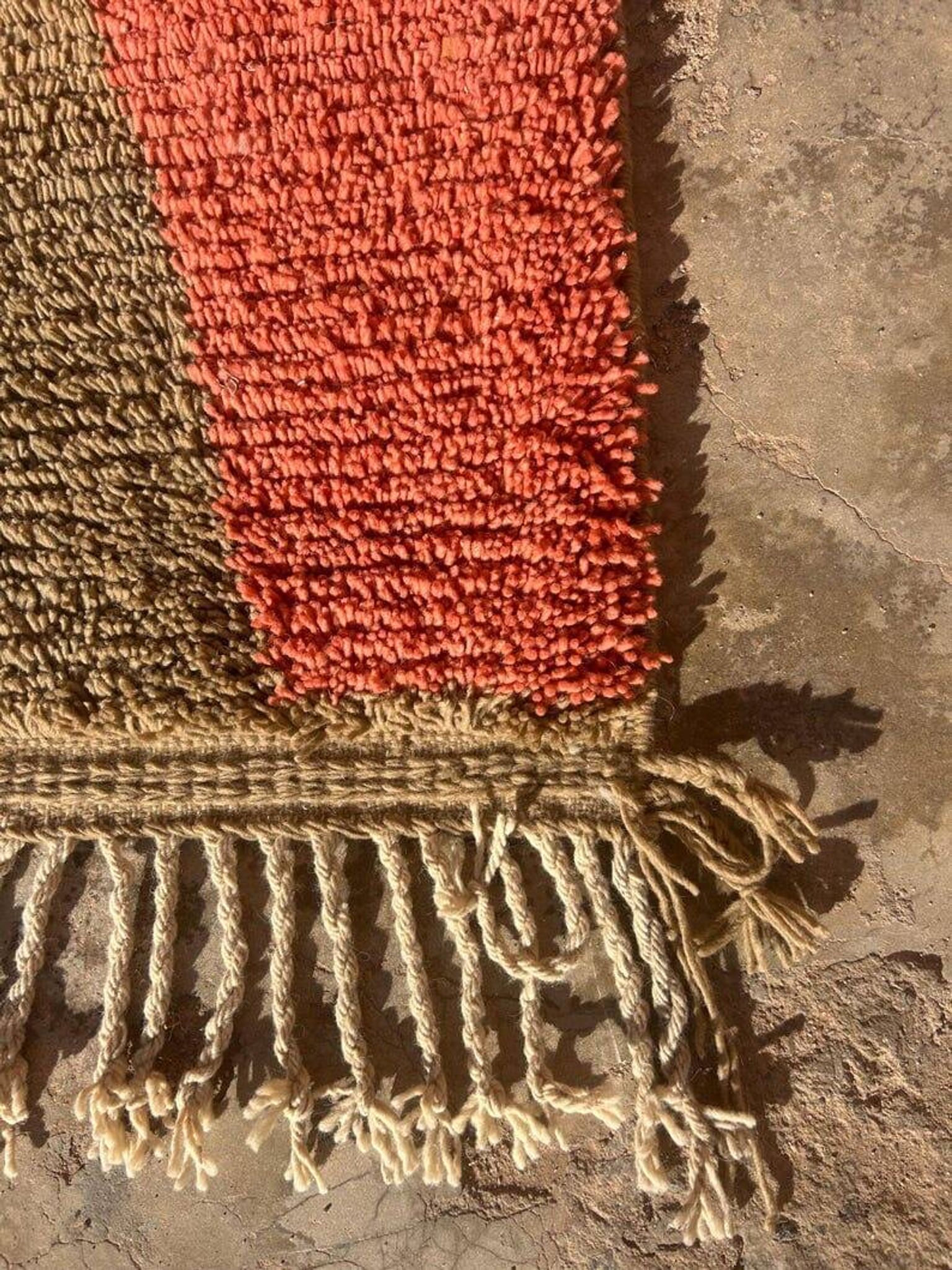 Small handmade traditional Berber rug 100/200 cm